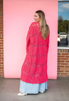 POL Sunset Bloom Crochet Cardigan