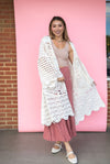 POL Boho Lace Dreams Crochet Cardigan