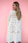 POL Boho Lace Dreams Crochet Cardigan