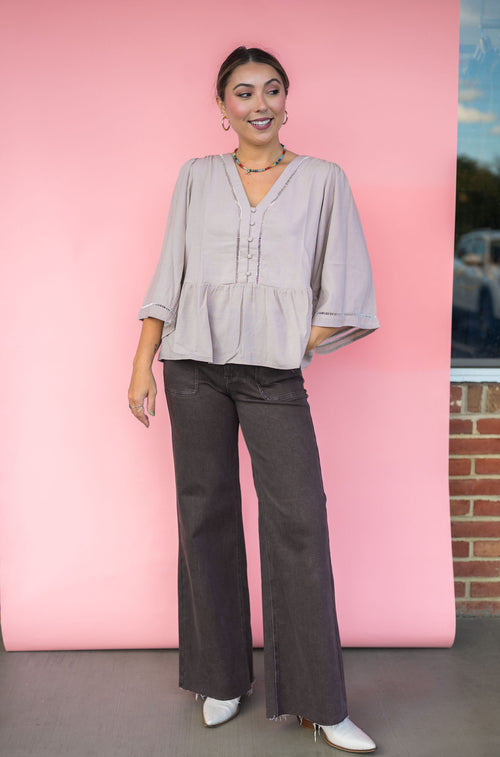 Monroe V-Neck Blouse