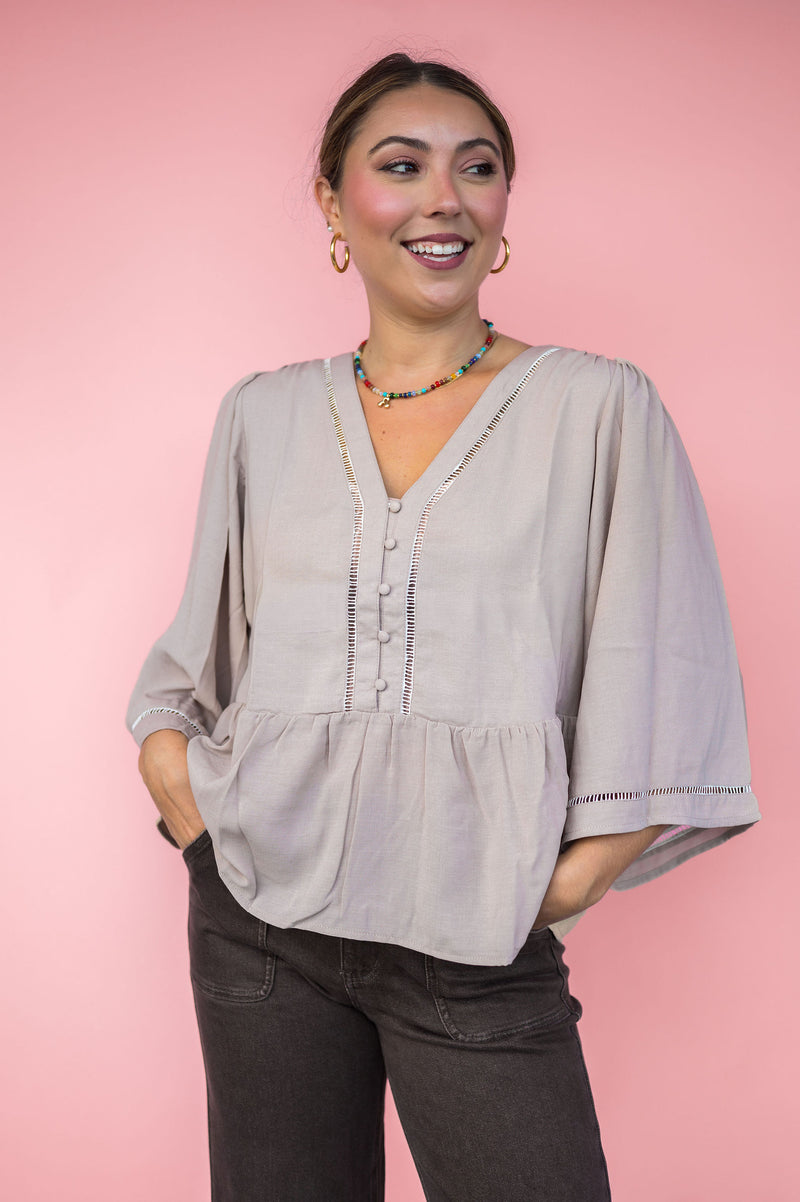 Monroe V-Neck Blouse