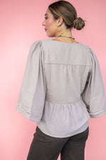 Monroe V-Neck Blouse