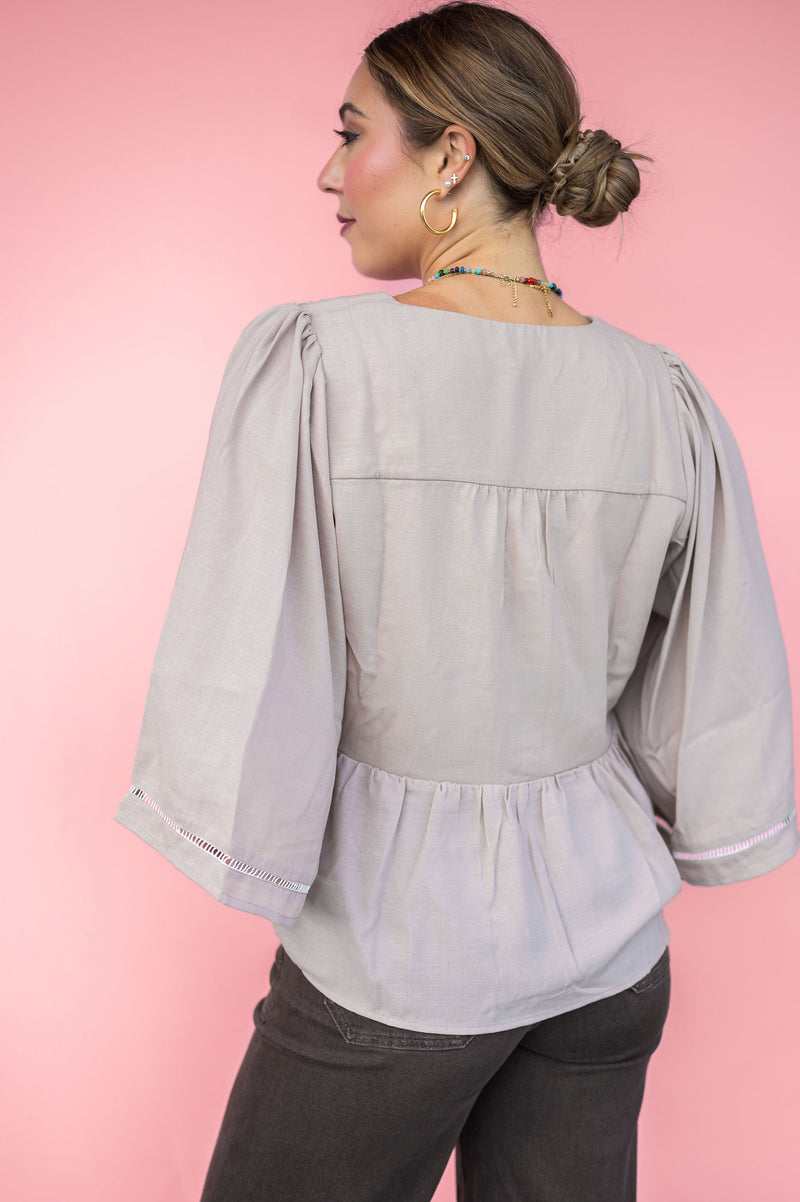 Monroe V-Neck Blouse