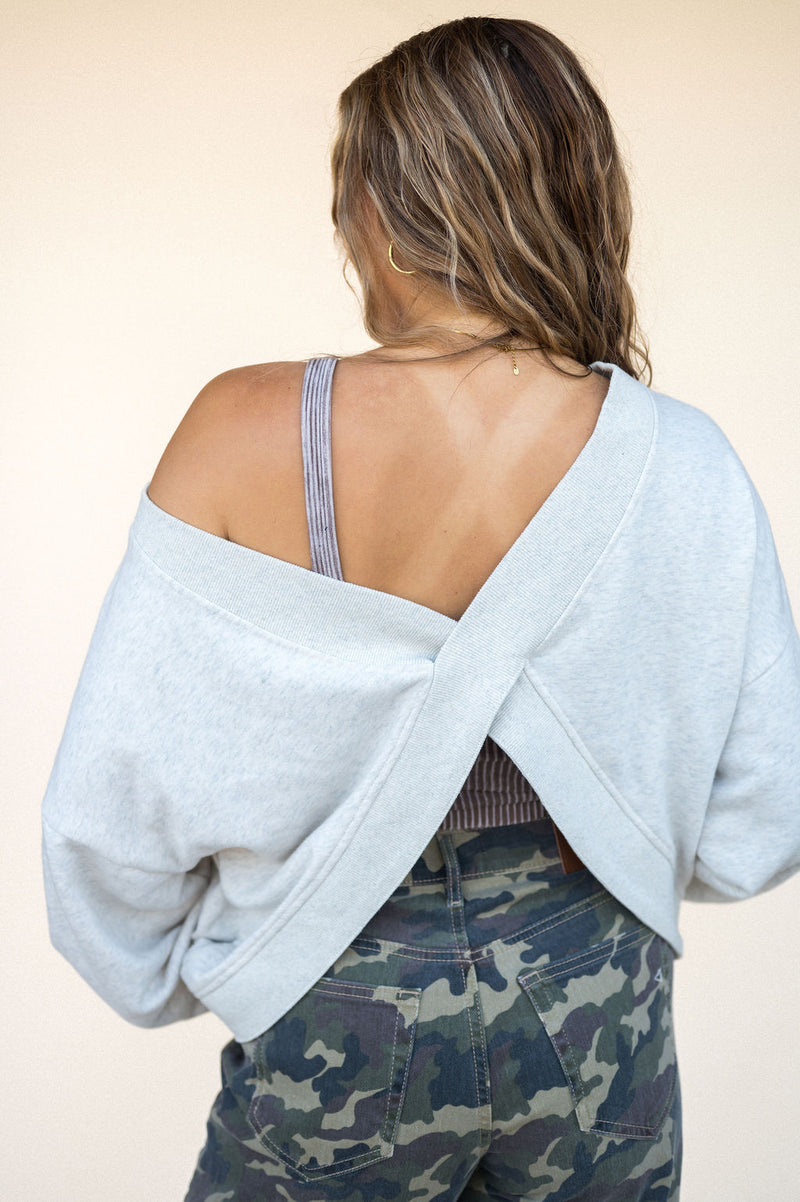 POL Crossover and Reversible Pullover