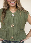 Button Me Softly Sweater Vest