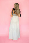 The Sweet & Chic Life Smocked Tie Strap Maxi Dress