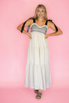 The Sweet & Chic Life Smocked Tie Strap Maxi Dress