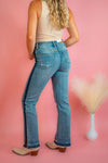 Judy Blue Side Seam Detail Straight Jean