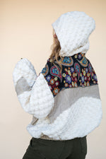 POL Patch and Poetry Zip-Up Hoodie Coat