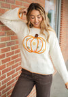 Pumpkin Patch Petals Sweater