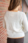 Pumpkin Patch Petals Sweater