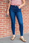 Vervet High Rise Dark Wash Skinny