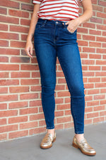 Vervet High Rise Dark Wash Skinny