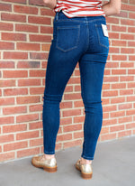 Vervet High Rise Dark Wash Skinny
