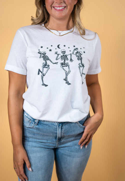 Dancing in the Moonlight Tee: White