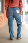 Essential 90’s Button Fly High Rise Straight Leg Dad Jean