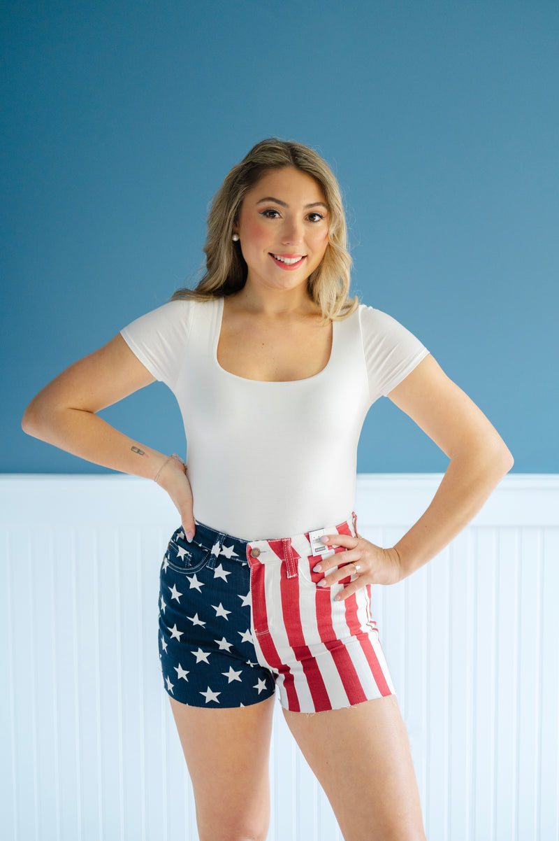 Judy Blue Stars & Stripes Shorts