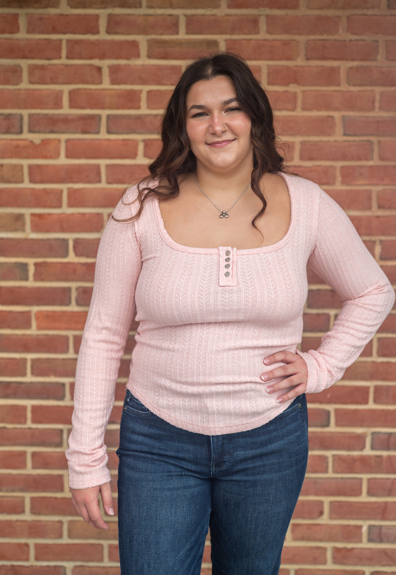 POL Rosaline Knit Long Sleeve