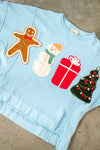 Corduroy Christmas Patches Crewneck