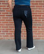 RISEN The Perfect Mid-Rise Black Cropped Jean