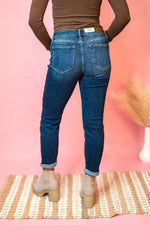 Judy Blue Mid-Rise Cuffed Boyfriend Jean