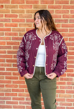 Sugarplum Western Quilt Embroidered Jacket
