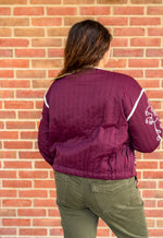 Sugarplum Western Quilt Embroidered Jacket