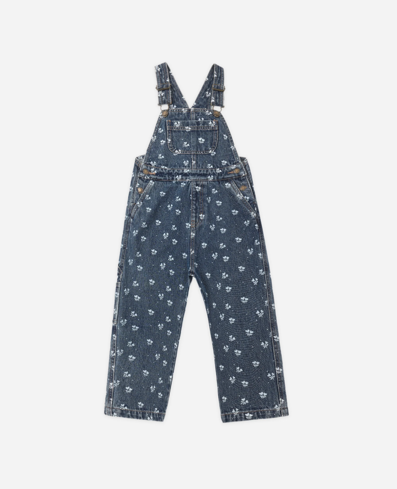 Children's clothes, overalls, denim overalls, flower pattern, mommy and me, school outfits, kids everyday wear