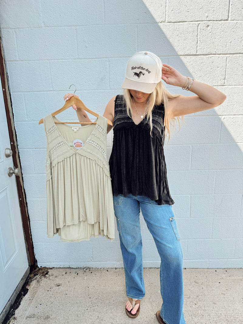 V-Neck Casual Loose Tank