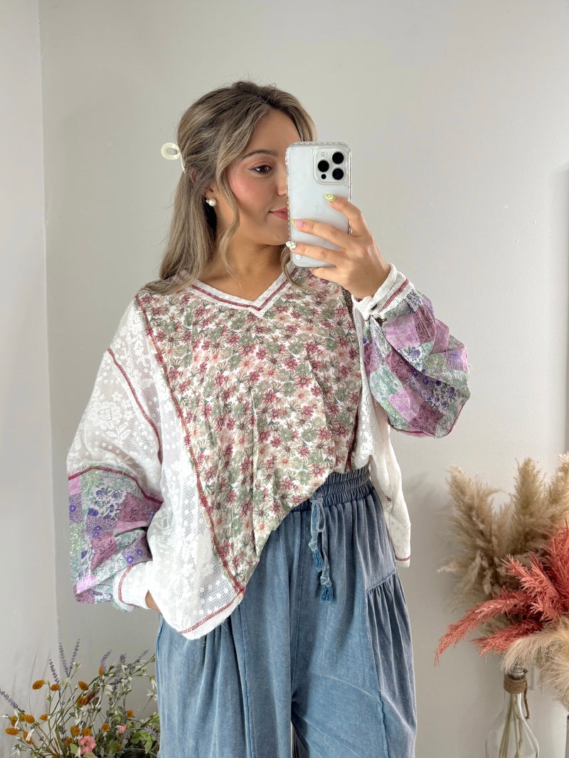 Molly Floral Lace Blouse