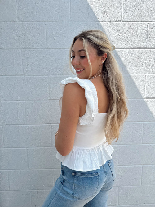 Made for Love Flutter Corset Top