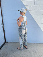 Camouflage Core Patch Detail Overalls