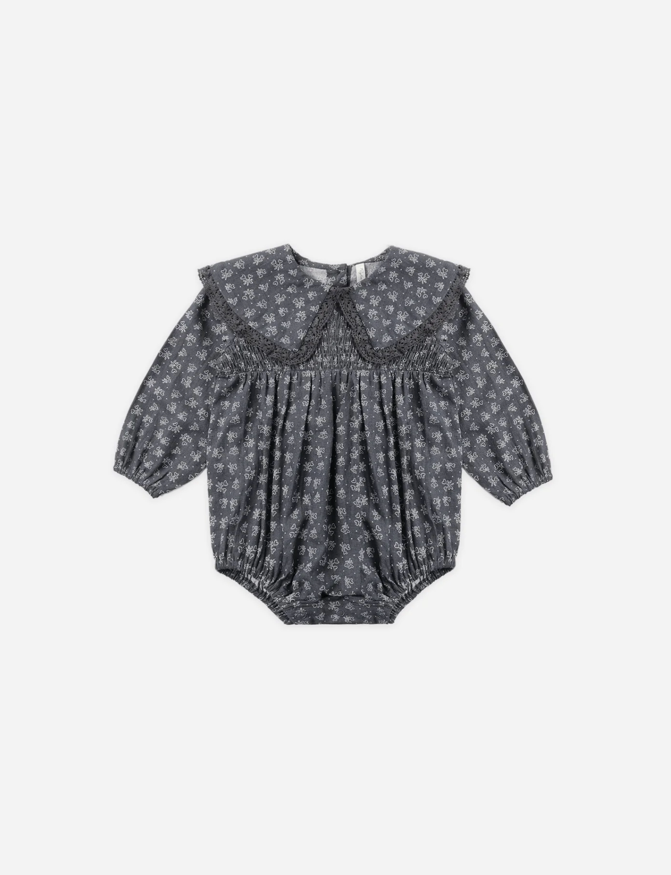 Baby clothing, girls' fashion, fall clothing for babies, little girls, navy and white, flowers, peter pan collar 