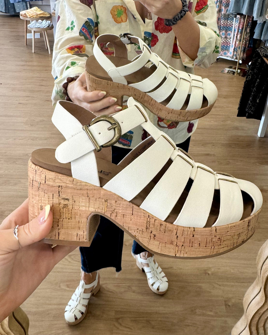 Corky's Fishin For A Compliment Platform Wedge