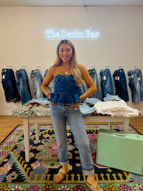 Judy Blue Bleach Splatter Boyfriend Jean