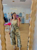 Camo Core Patch Detail Overalls