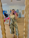Camo Core Patch Detail Overalls