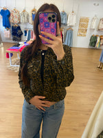 Judy Blue Leopard Print Jean Jacket