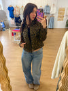 Judy Blue Leopard Print Jean Jacket