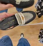 Chinese Laundry Paiinted Loafers: Black/Bone