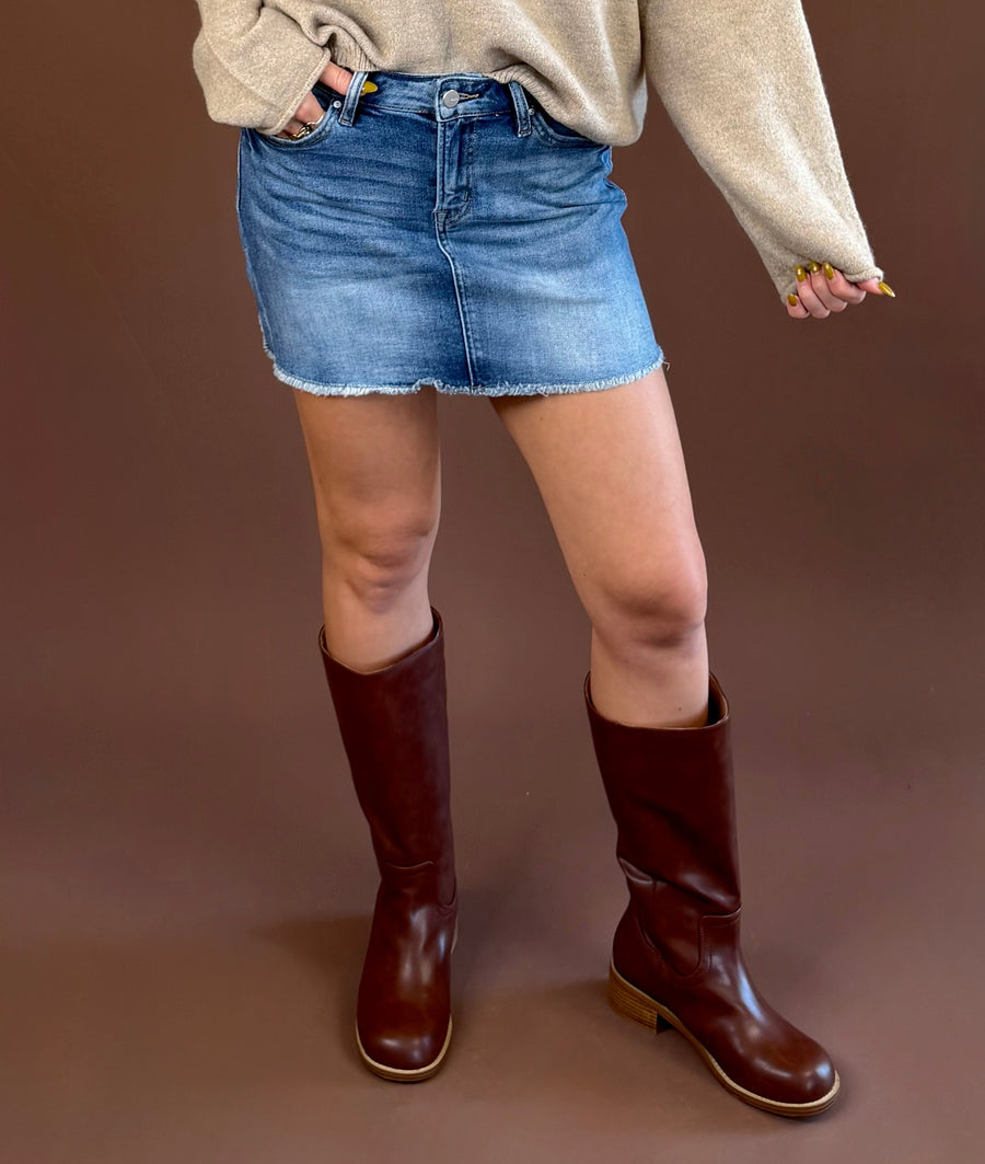 MICA Mid Rise Mini Skirt