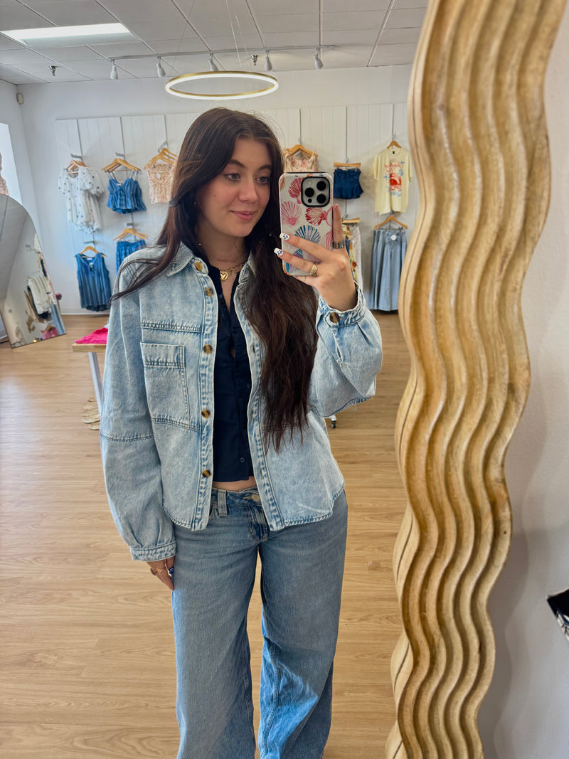 Vintage Acid Washed Button Down