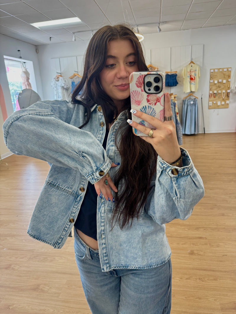 Vintage Acid Washed Button Down