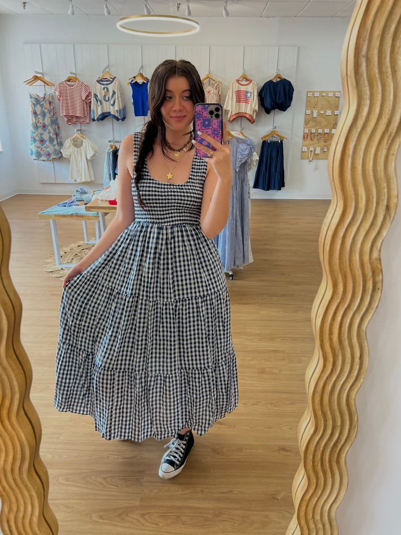 Smocked Picnic Maxi Dress