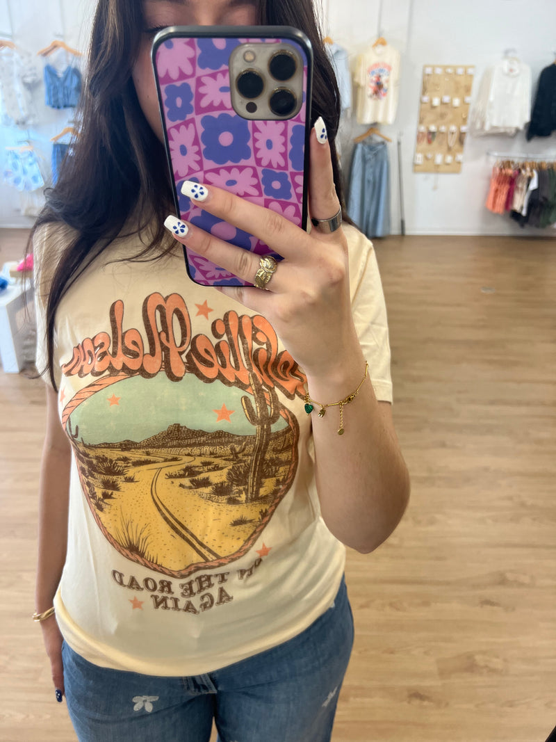 Willie Nelson On the Road Again Tee