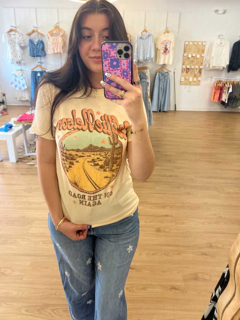 Willie Nelson On the Road Again Tee
