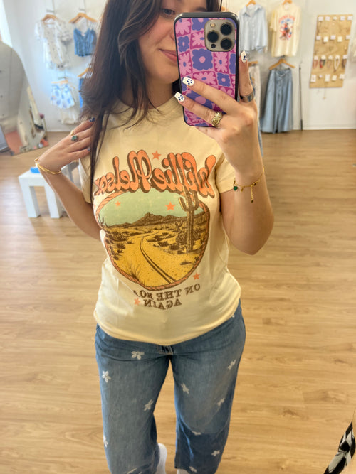 Willie Nelson On the Road Again Tee