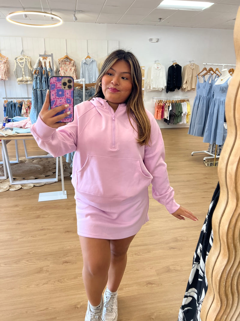 Blossom Scuba Quarter Zip Hoodie