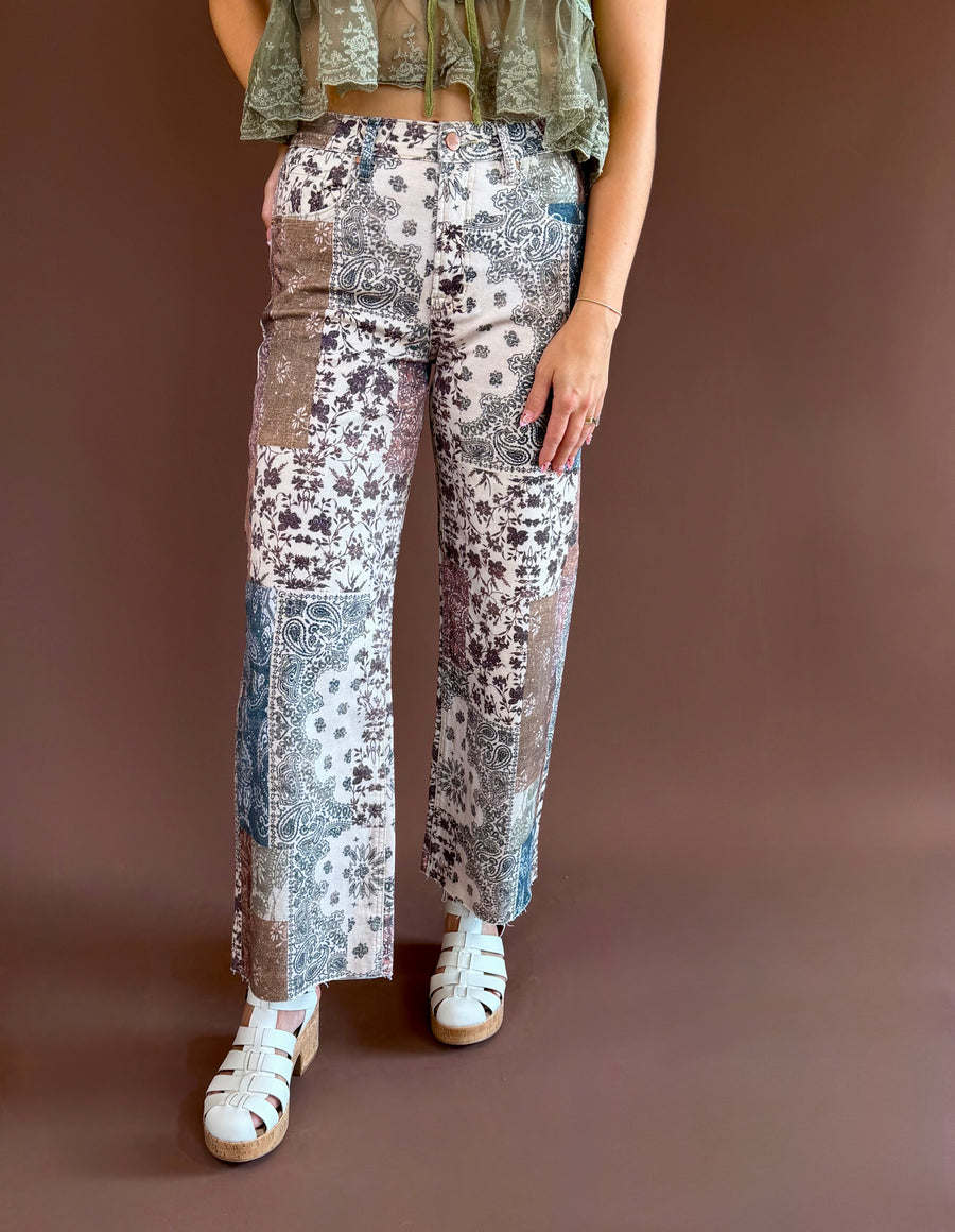 RISEN Earthbound Patchwork Jeans