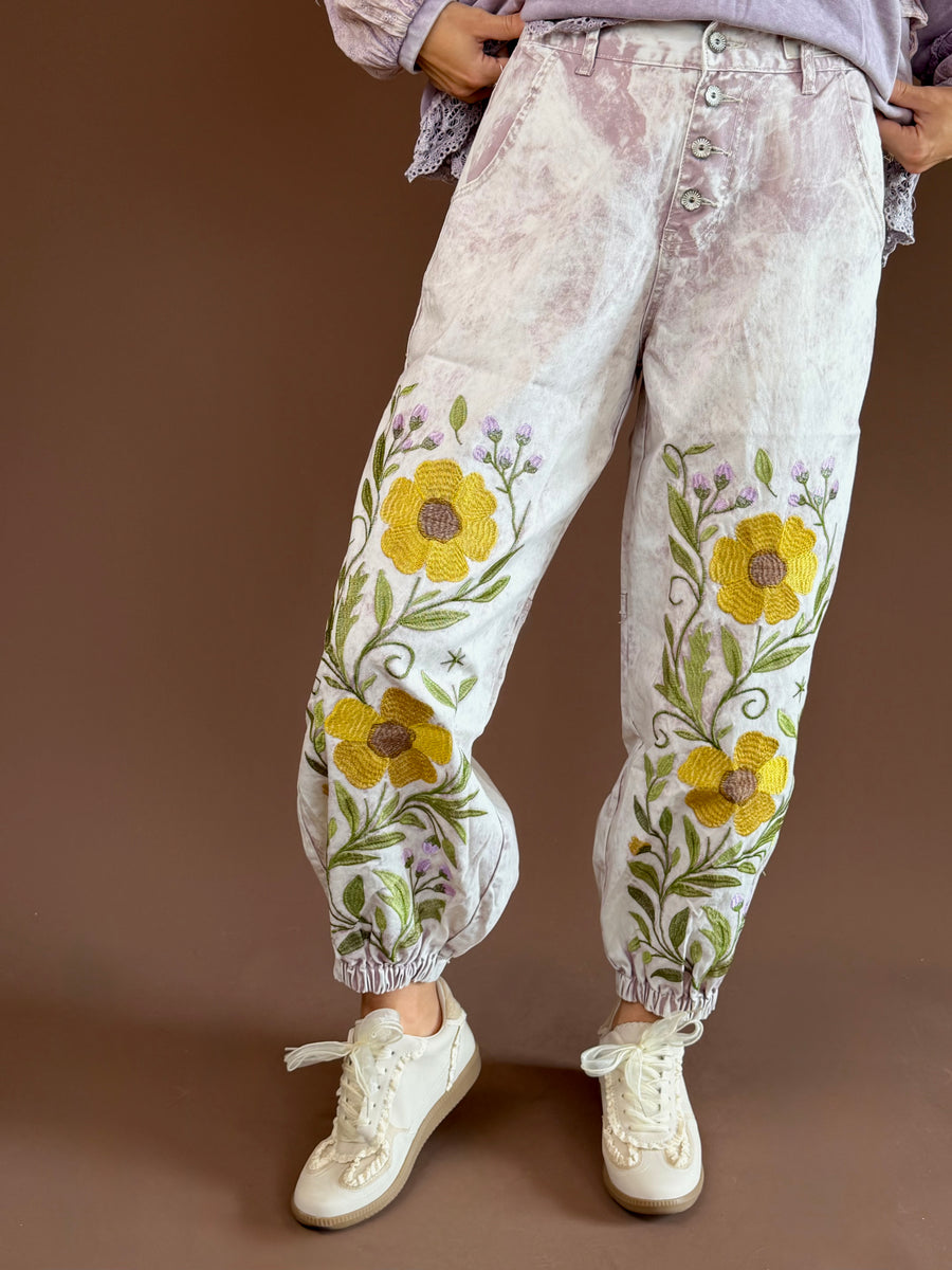 POL Flower Child Jogger Pant